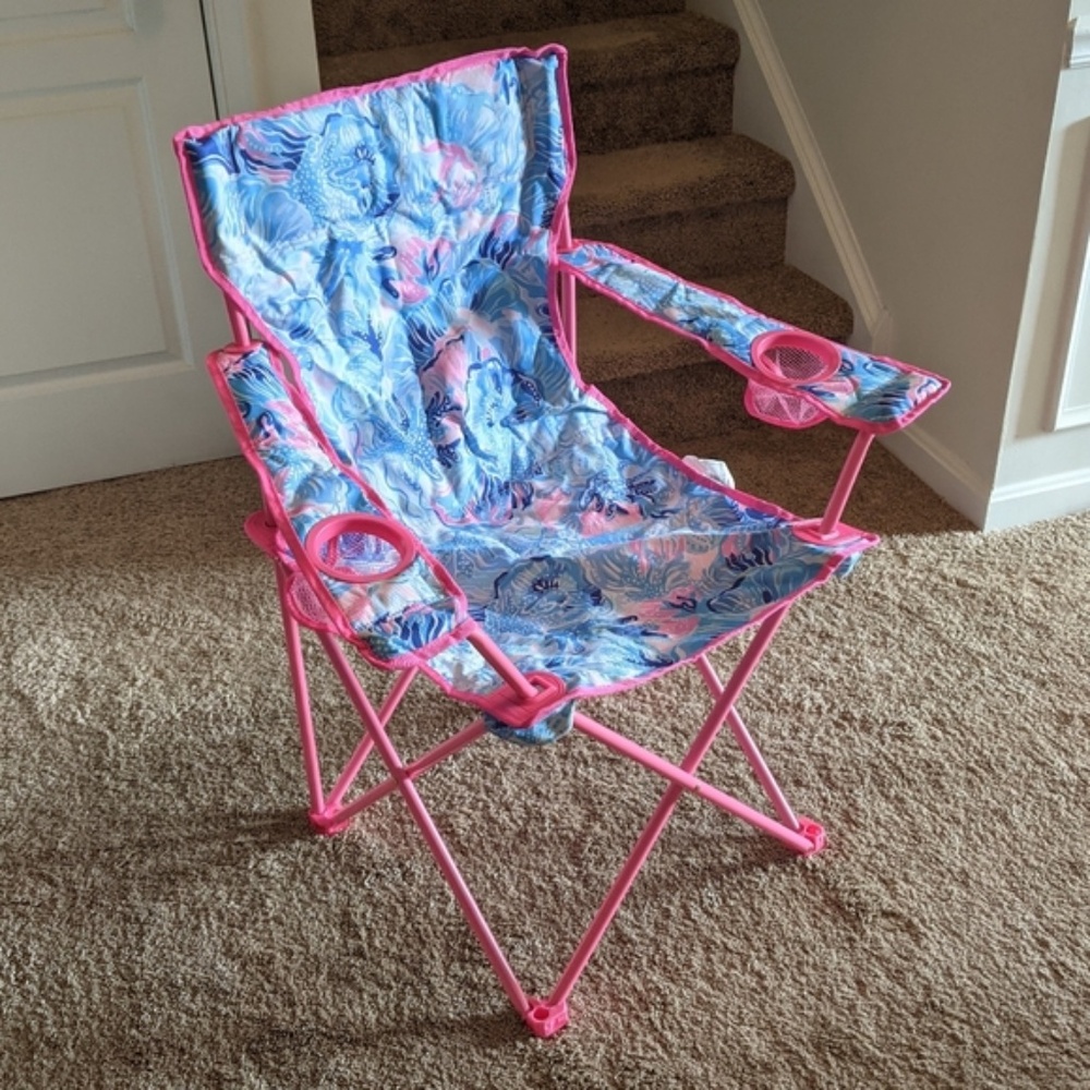 NEW Lilly Pulitzer Folding Beach Chair - Picture 2 of 8